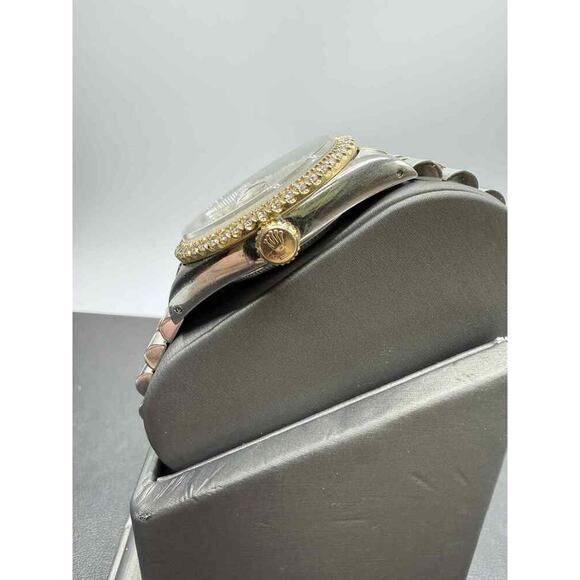 Rolex Datejust 36mm 16233 Two‐Tone 18k Gold Diamond Bezel Roman Dial TS 354349 - Picture 2 of 9